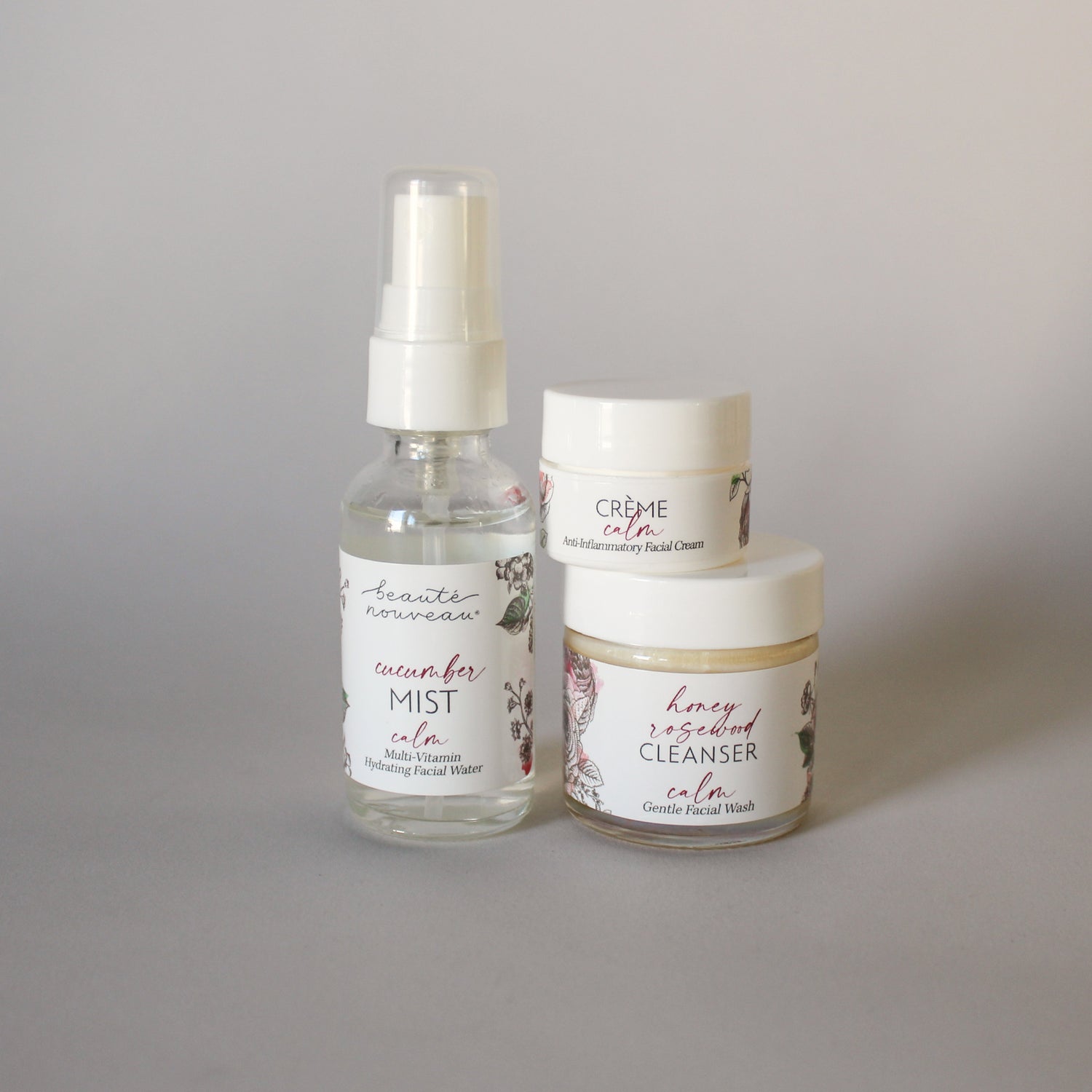 petite calm anti-inflammatory facial collection