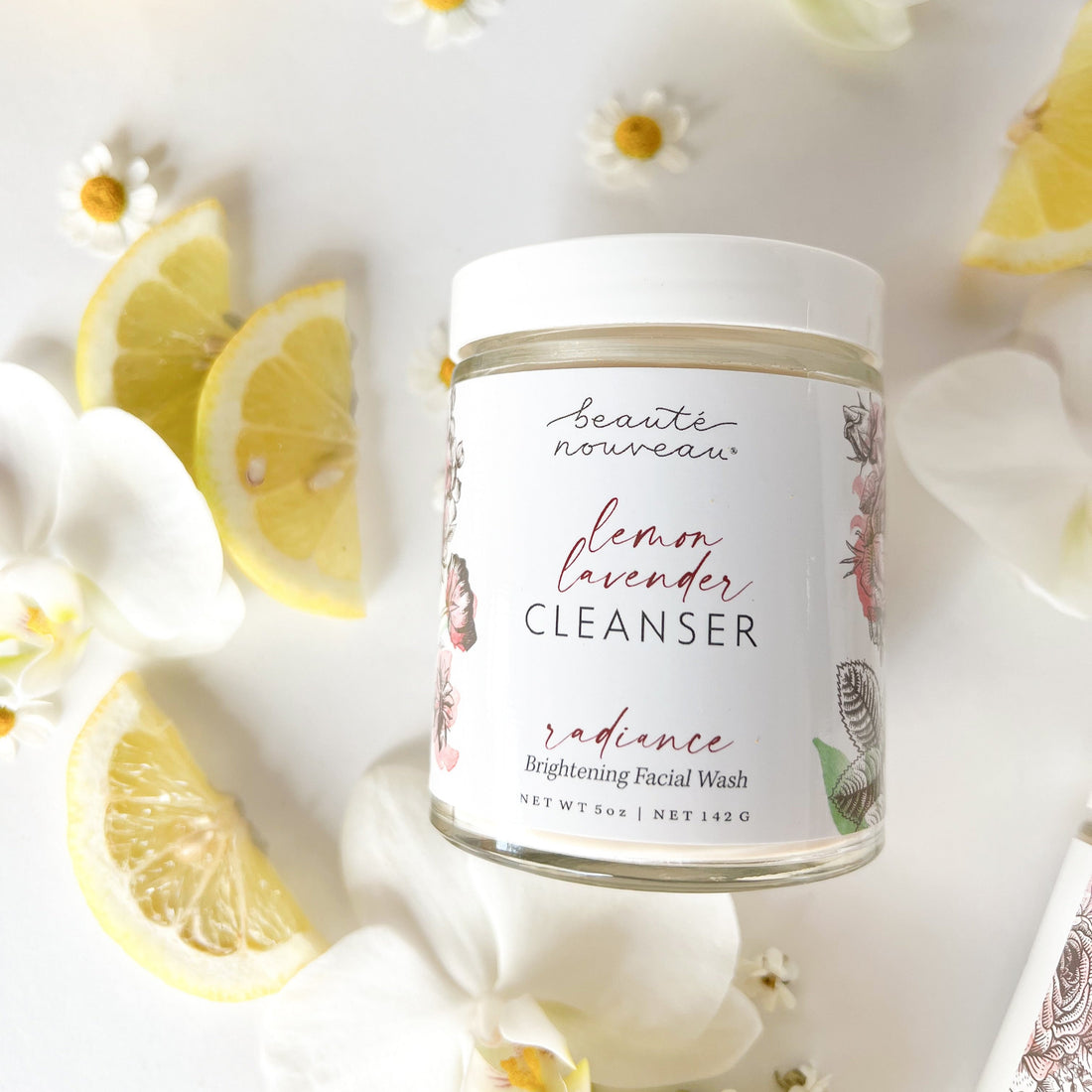 Lemon Lavender Cleanser | Brightening Facial Wash